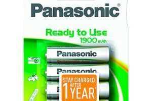 Pilas recargables Panasonic