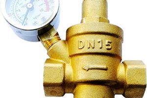 Reductores de presión de agua 1/2